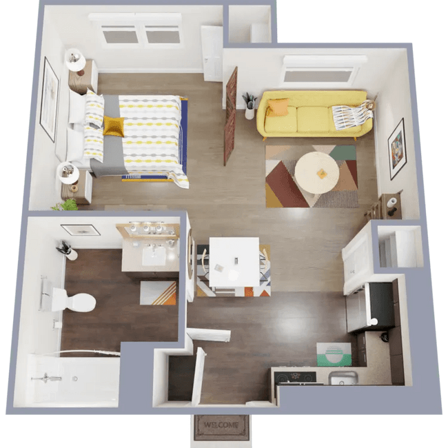 Unit 124 floor plan