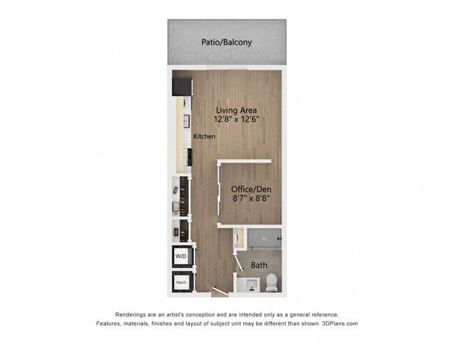 Unit 0630 floor plan