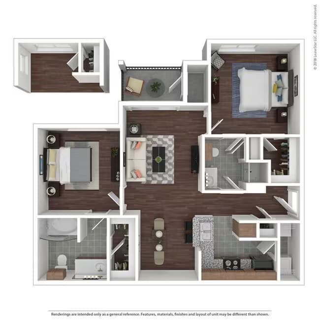 Unit 1435 floor plan