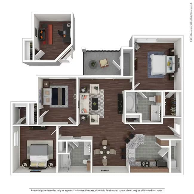 Unit 1221 floor plan