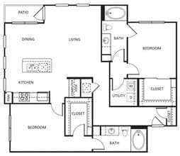 D1 1-1210 floor plan