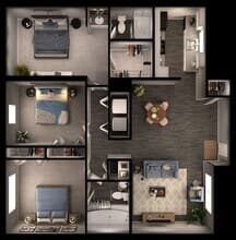 Sausalito 3x2 109 floor plan