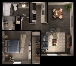 Sundance 1x1 112 floor plan