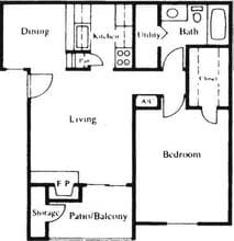 Unit 322 floor plan