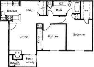 D 2x1 111 floor plan