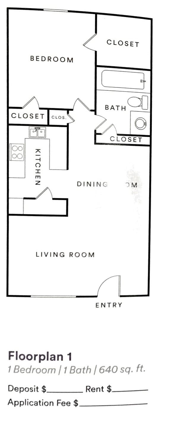 A 213 floor plan