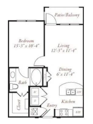 Unit 07-0728 floor plan