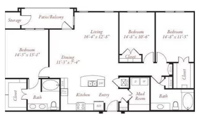 C1 01-0126 floor plan