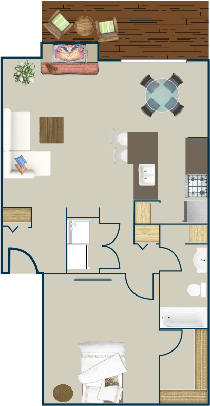 C 210 floor plan