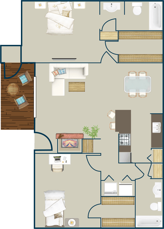 E 310 floor plan