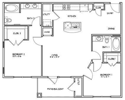 Unit 4208 floor plan