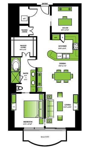 Unit 3512 floor plan