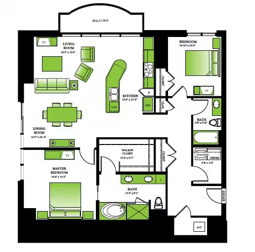 Cedar 3408 floor plan