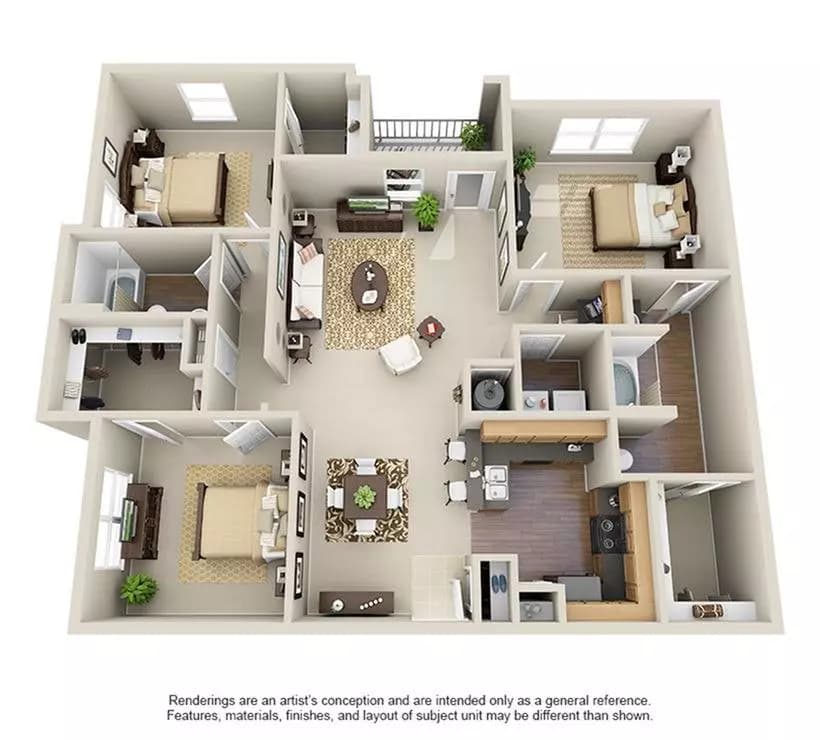 C1 13-208 floor plan