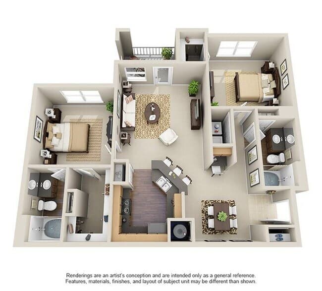 B1 12-308 floor plan