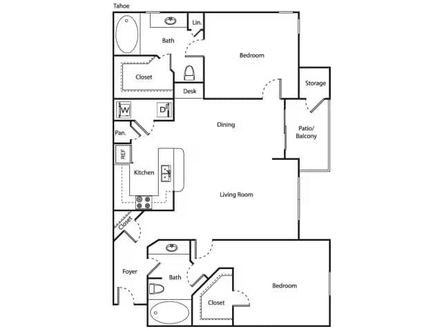 Unit 531 floor plan