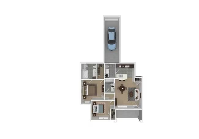 Unit 14-110 floor plan