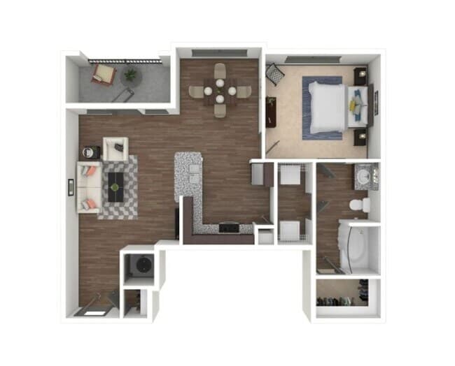 Unit 2407 floor plan