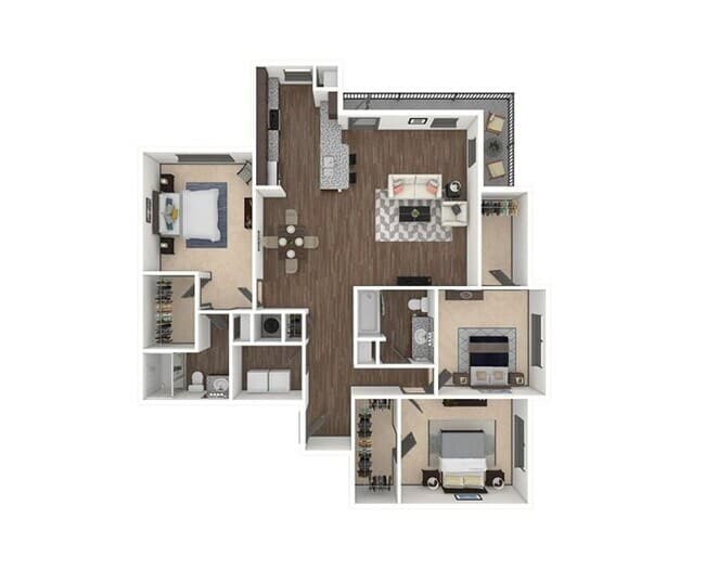 3 Bed/3 Bath 2332 floor plan