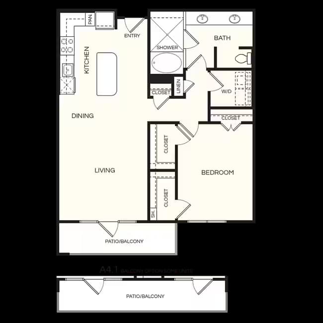 Unit 1137 floor plan