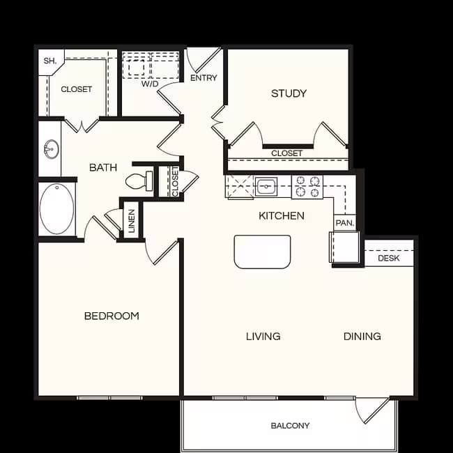 Unit 1226 floor plan