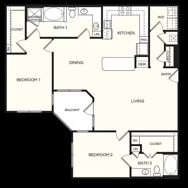 PEARL @ THE MIX-B3 1403 floor plan