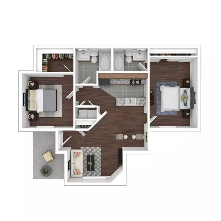 B3 833 floor plan