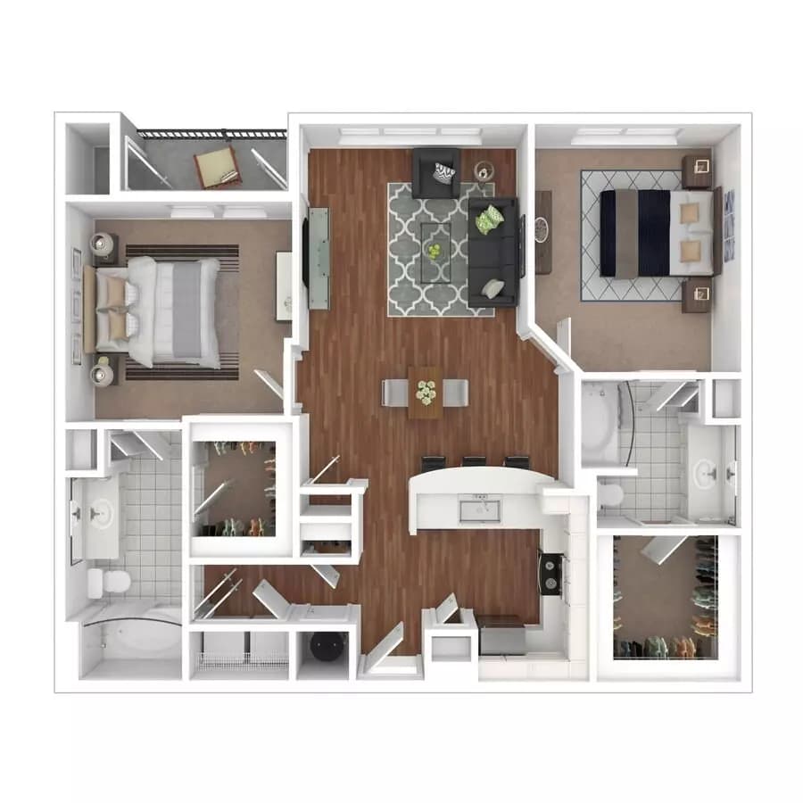 B1 1207 floor plan