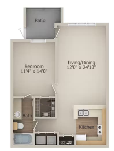 A 1113 floor plan