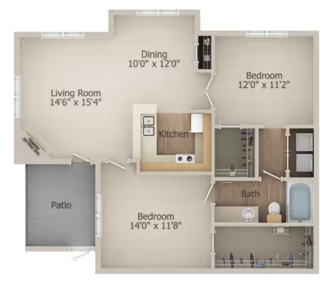 C 1032 floor plan