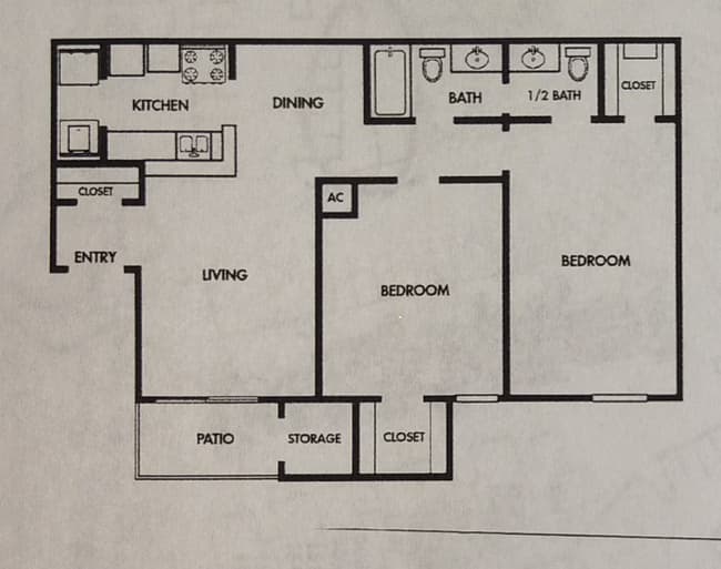 Unit 2214 floor plan