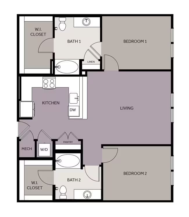 Unit 222 floor plan