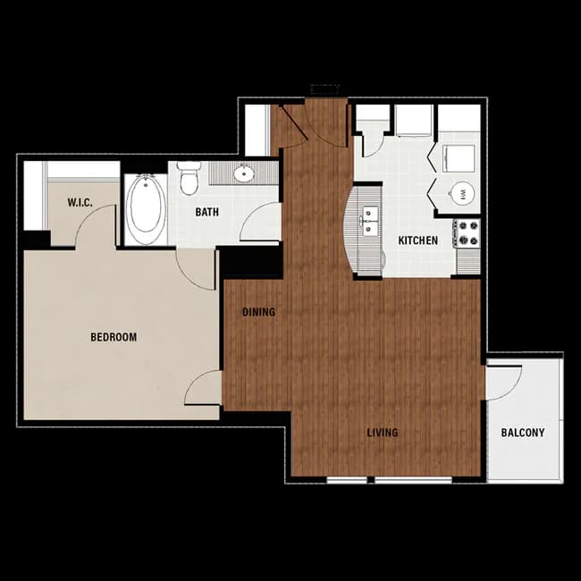 Unit 214 floor plan