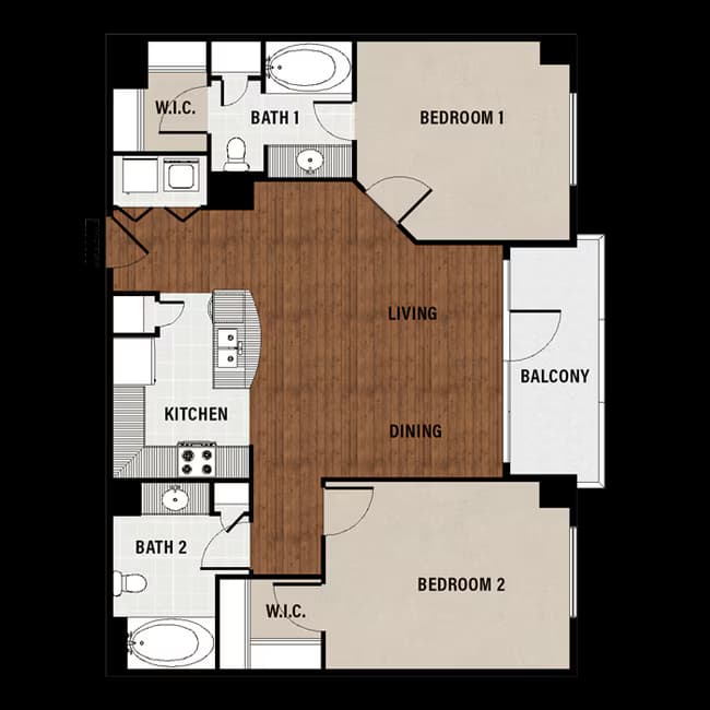 Unit 437 floor plan