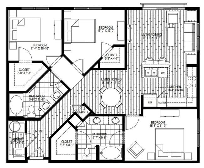 C1 3133 floor plan