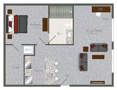 1S-X1 7417 floor plan