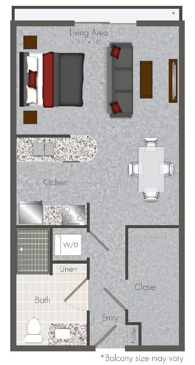 Unit 7306 floor plan