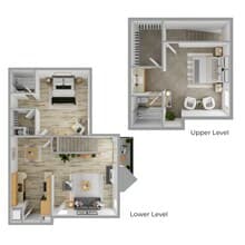 2BTH 510 floor plan