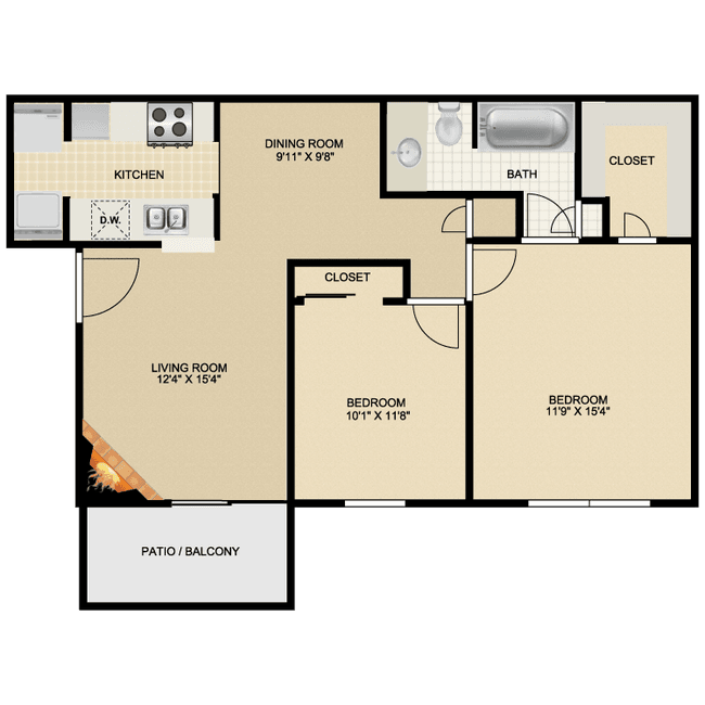 Unit 304 253 floor plan