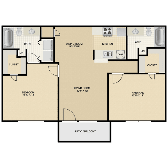 Trinity 288 floor plan
