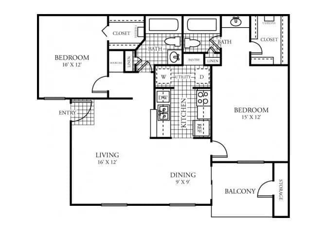 B2 223 floor plan