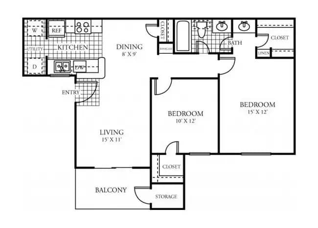 Unit 306 floor plan