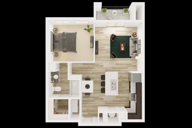 Unit 05209 floor plan