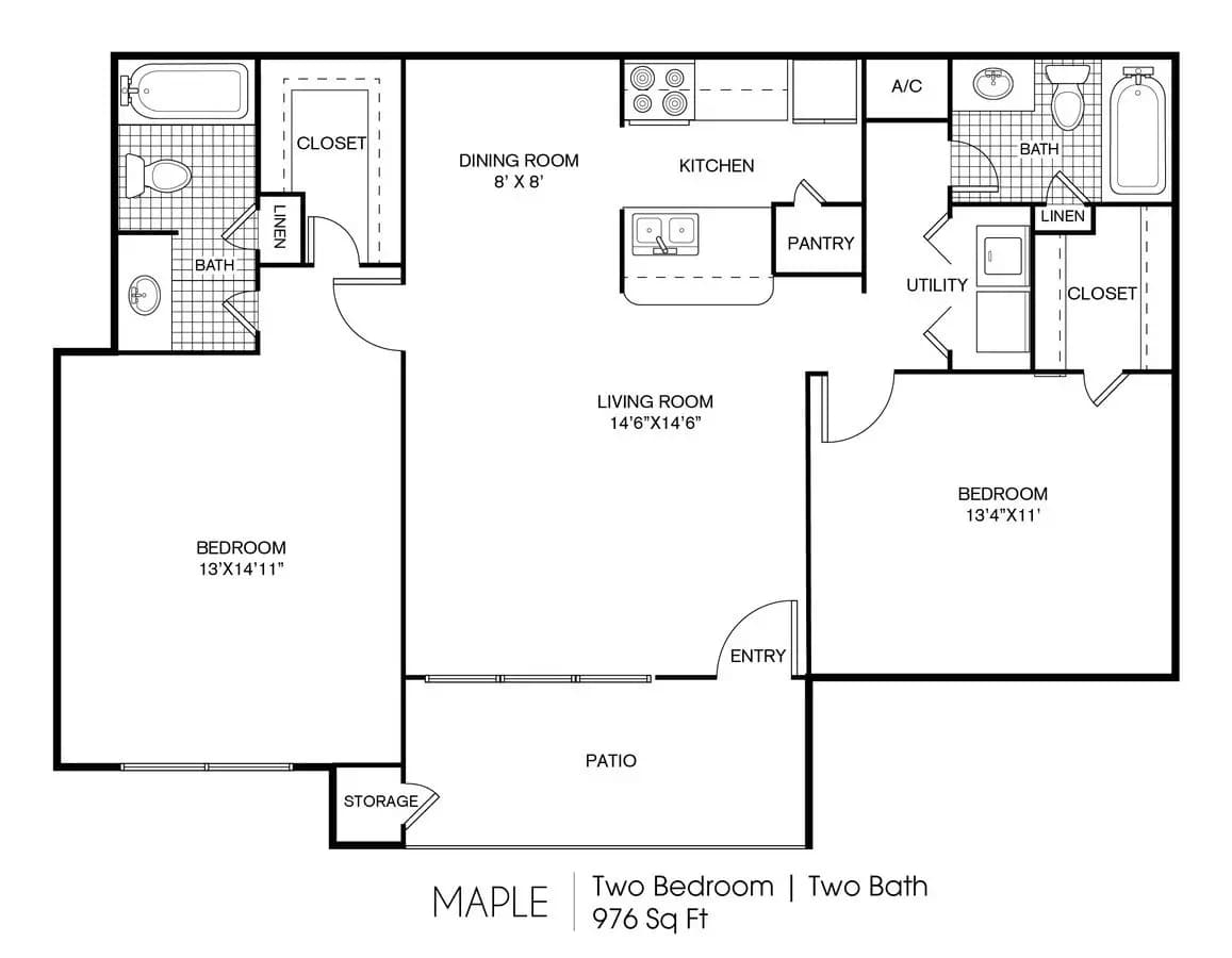 Unit 2168 2168 floor plan