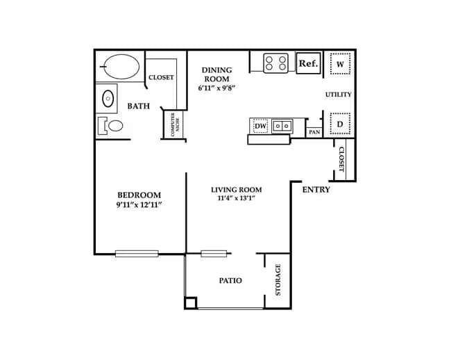 Unit 02-0918 floor plan