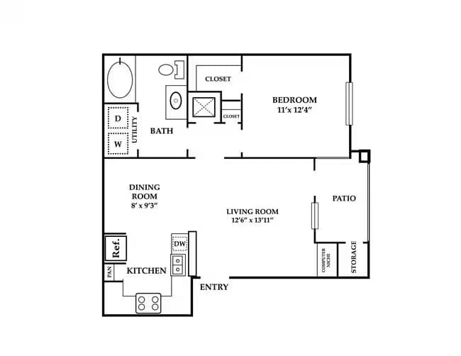 Unit 02-0226 floor plan
