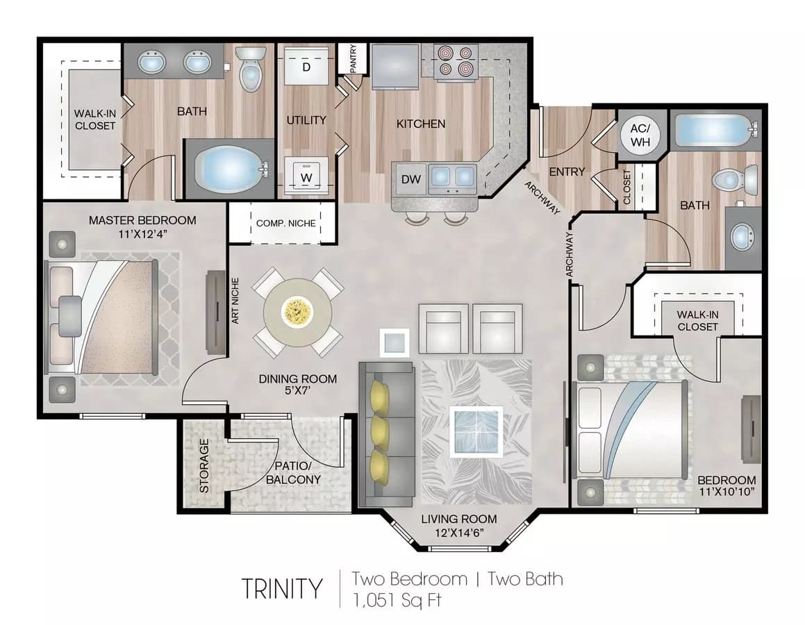Trinity 01-1624 floor plan