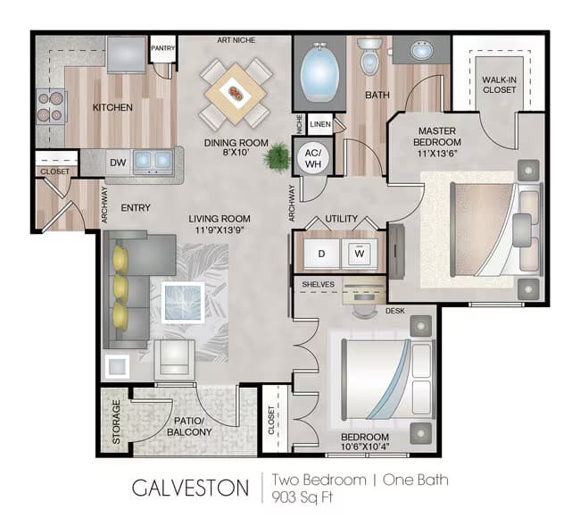 Galveston 01-1032 floor plan