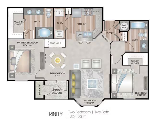 Trinity 01-0133 floor plan