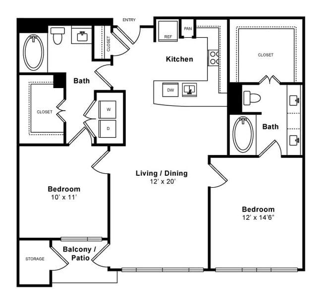 Good Heart - Mid-Rise 00314 floor plan